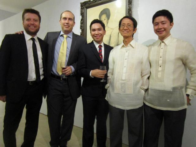 With Chilean friends and my mentor Dr. Fernando Nakpil Zialcita with his son during the 