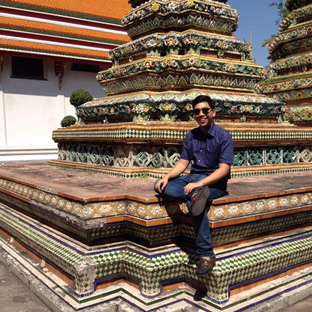 Basking in the charm of Wat Bo, Bangkok on a hot January afternoon 