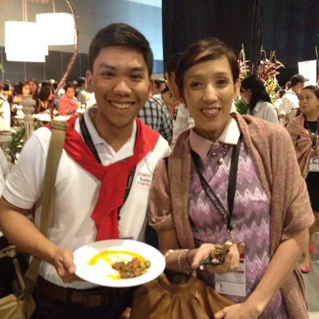 With Suzette Montinola at Madrid Fusion Manila 2016
