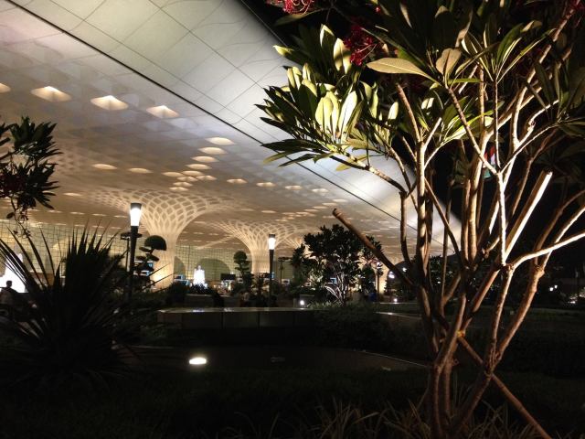 Mumbai International Airport was exquisite! Really beautiful!