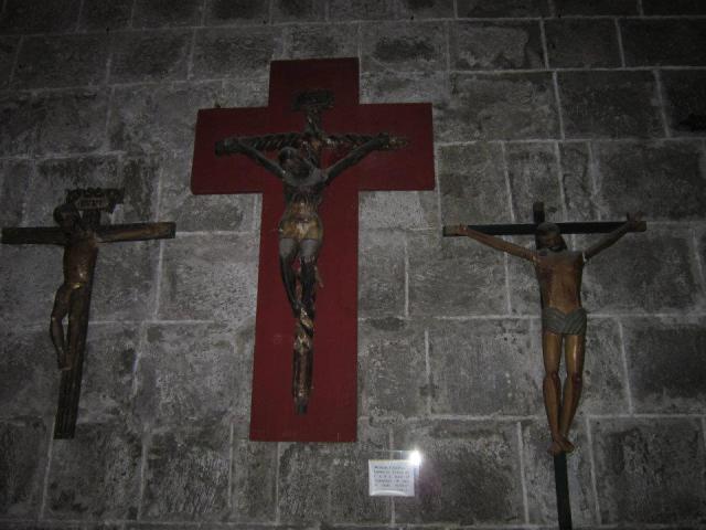 The refectory (which I still is under conservation work) is located across the crypt. It houses the Pagrel collection, part of donation of Don Luís Araneta to the museum.