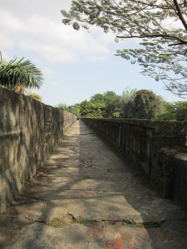 You can walk on the walls of Intramuros. This activity gives you a nice vantage point to view different aspects of  the walled city as well as its peripheries, just like the soldiers of yore.