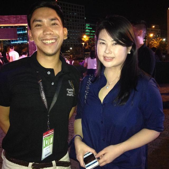 With Ms. Jin Pérez, famous food writer and blogger. I follow her Instagram with much interest.